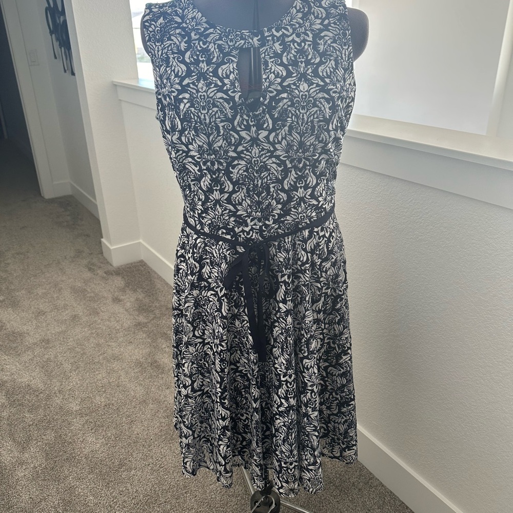 Dark blue dress